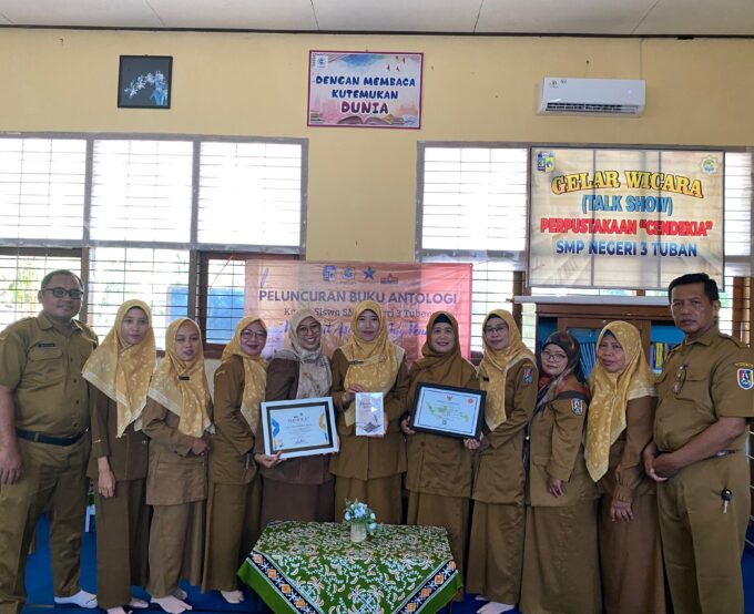 Peluncuran Buku Antologi "Merajut Asa Melalui Pena" Gemuruh Kreativitas dan Harapan dari UPT SMP Negeri 3 Tuban