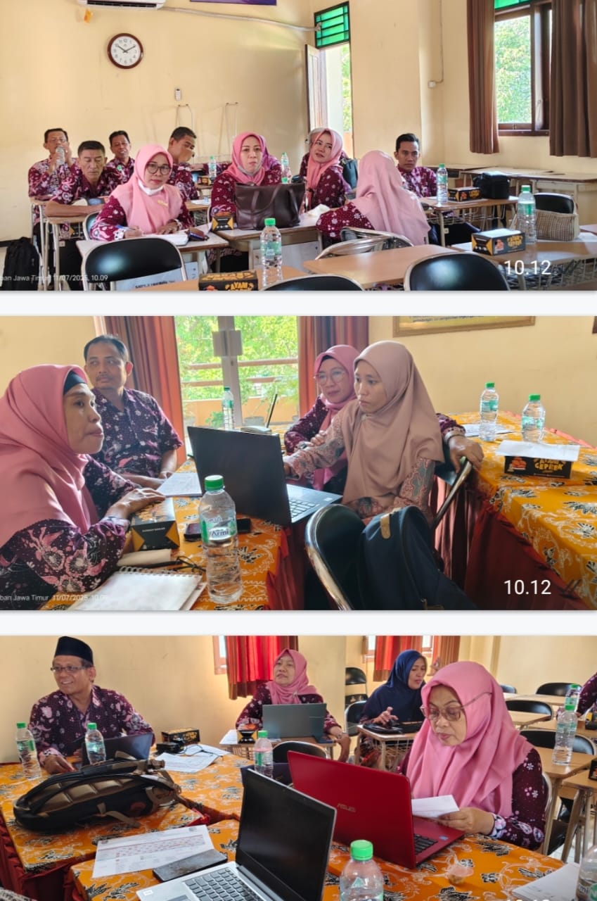 Kerja kelompok menyusun modul ajar