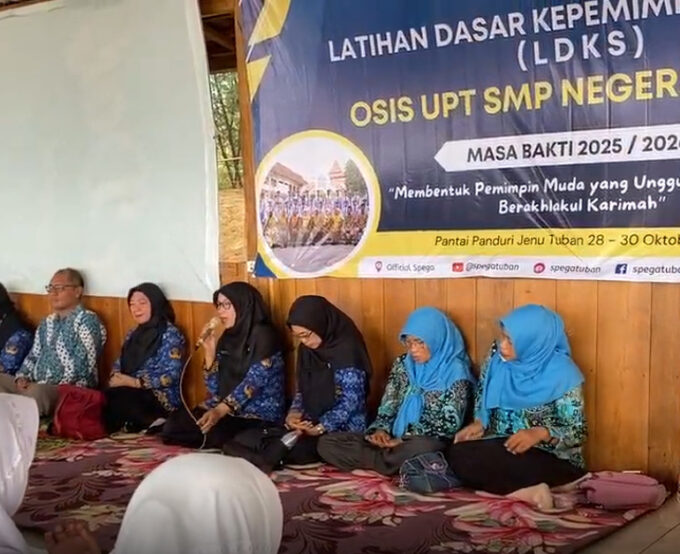 Pelaksanaan LDKS OSIS UPT SMP Negeri 3 Tuban Masa Bakti 2025/2026