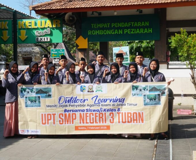 UPT SMP Negeri 3 Tuban Selenggarakan Outdoor Learning sebagai Penguatan Pendidikan Karakter Religius Tahun 2026