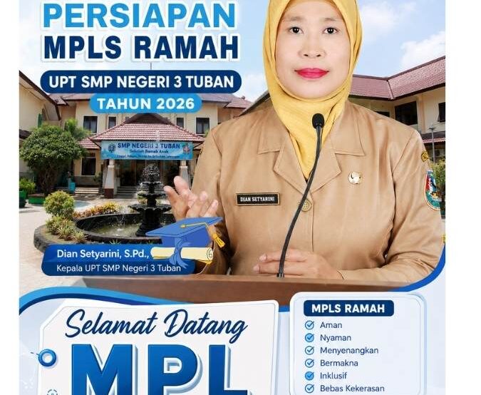 Sosialisasi Pelaksanaan MPLS UPT SMPN 3 Tuban Tahun Ajaran 2026/2027