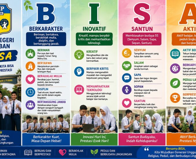 BERSAMA KITA BISA MERAIH PRESTASI  "SPEGA BISA SPEGA LUAR BIASA"